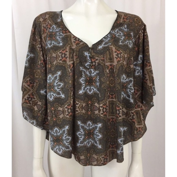 Sanctuary Poncho Silk Blend Size XS - Picture 1 of 4